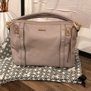 Rebecca Minkoff leather satchel.